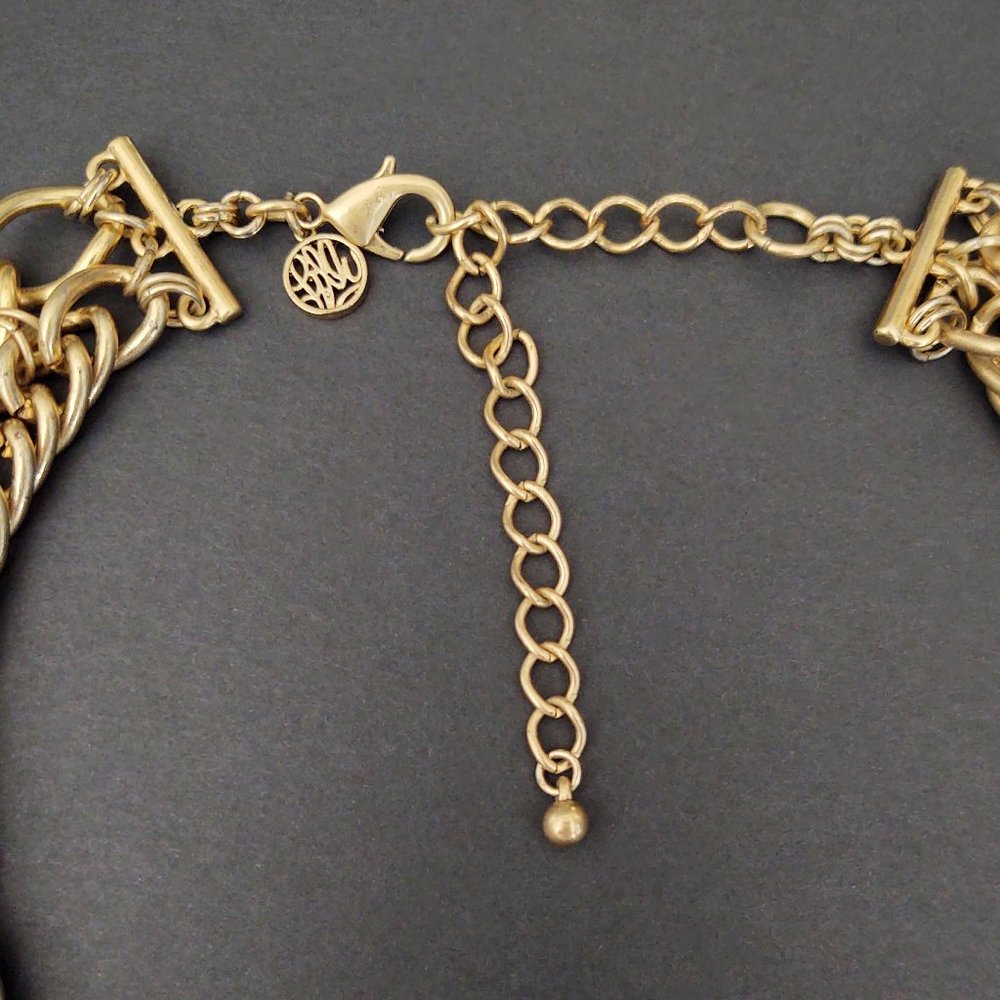 Lilly Pulitzer White Beaded Statement Necklace - image 7